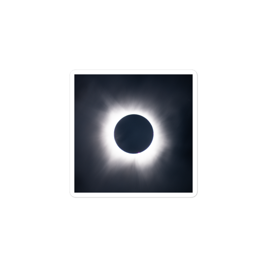 2024 Solar Eclipse Totality Stickers - Durable Vinyl Stickers to Capture the Total Solar Eclipse Anywhere 🌞🌑