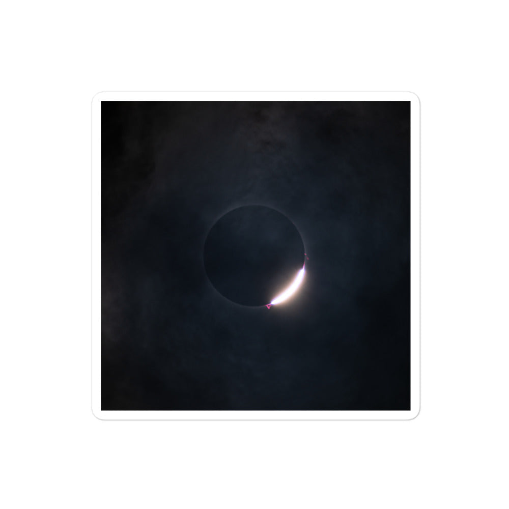 2024 Solar Eclipse Diamond Ring Sticker - Adorn Your Space with Celestial Beauty 🌞