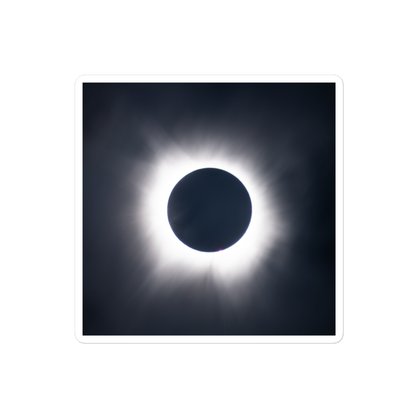 2024 Solar Eclipse Totality Stickers - Durable Vinyl Stickers to Capture the Total Solar Eclipse Anywhere 🌞🌑