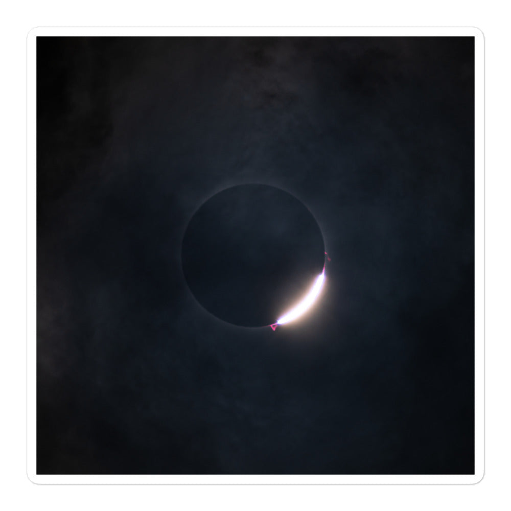 2024 Solar Eclipse Diamond Ring Sticker - Adorn Your Space with Celestial Beauty 🌞