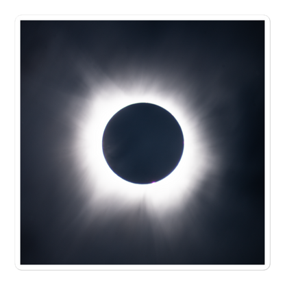 2024 Solar Eclipse Totality Stickers - Durable Vinyl Stickers to Capture the Total Solar Eclipse Anywhere 🌞🌑