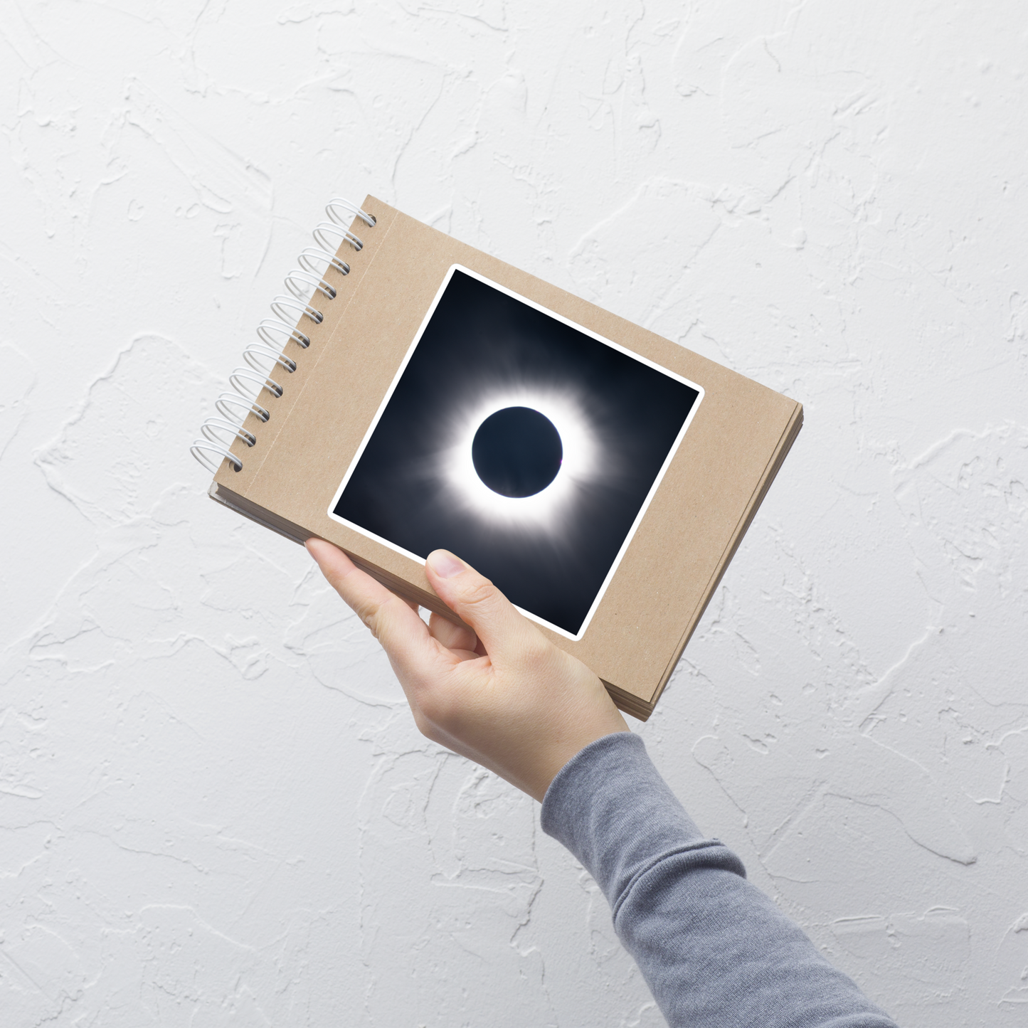 2024 Solar Eclipse Totality Stickers - Durable Vinyl Stickers to Capture the Total Solar Eclipse Anywhere 🌞🌑