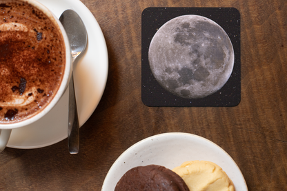 Celestial Cheers: Super Blue Moon Drink Coaster