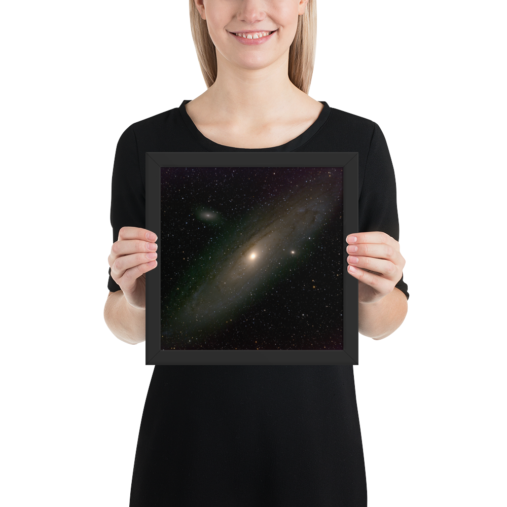 Andromeda Galaxy Unveiled: Your Cosmic Window in a Framed Print