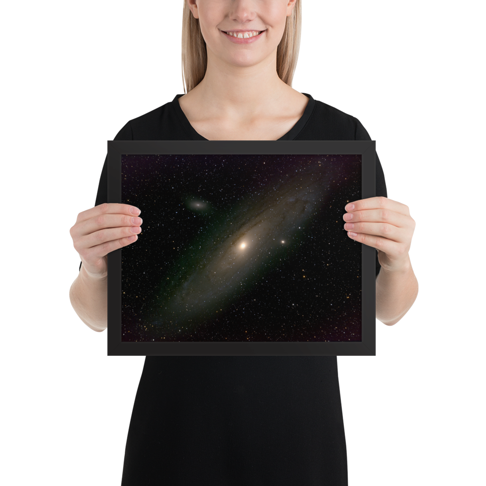 Andromeda Galaxy Unveiled: Your Cosmic Window in a Framed Print