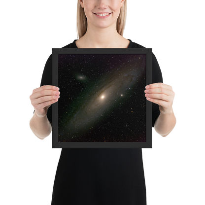 Andromeda Galaxy Unveiled: Your Cosmic Window in a Framed Print