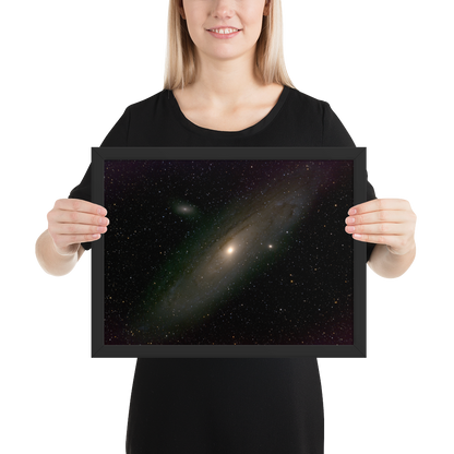 Andromeda Galaxy Unveiled: Your Cosmic Window in a Framed Print