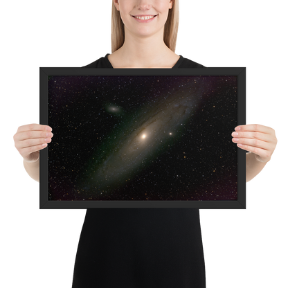 Andromeda Galaxy Unveiled: Your Cosmic Window in a Framed Print