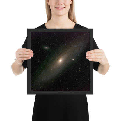 Andromeda Galaxy Unveiled: Your Cosmic Window in a Framed Print