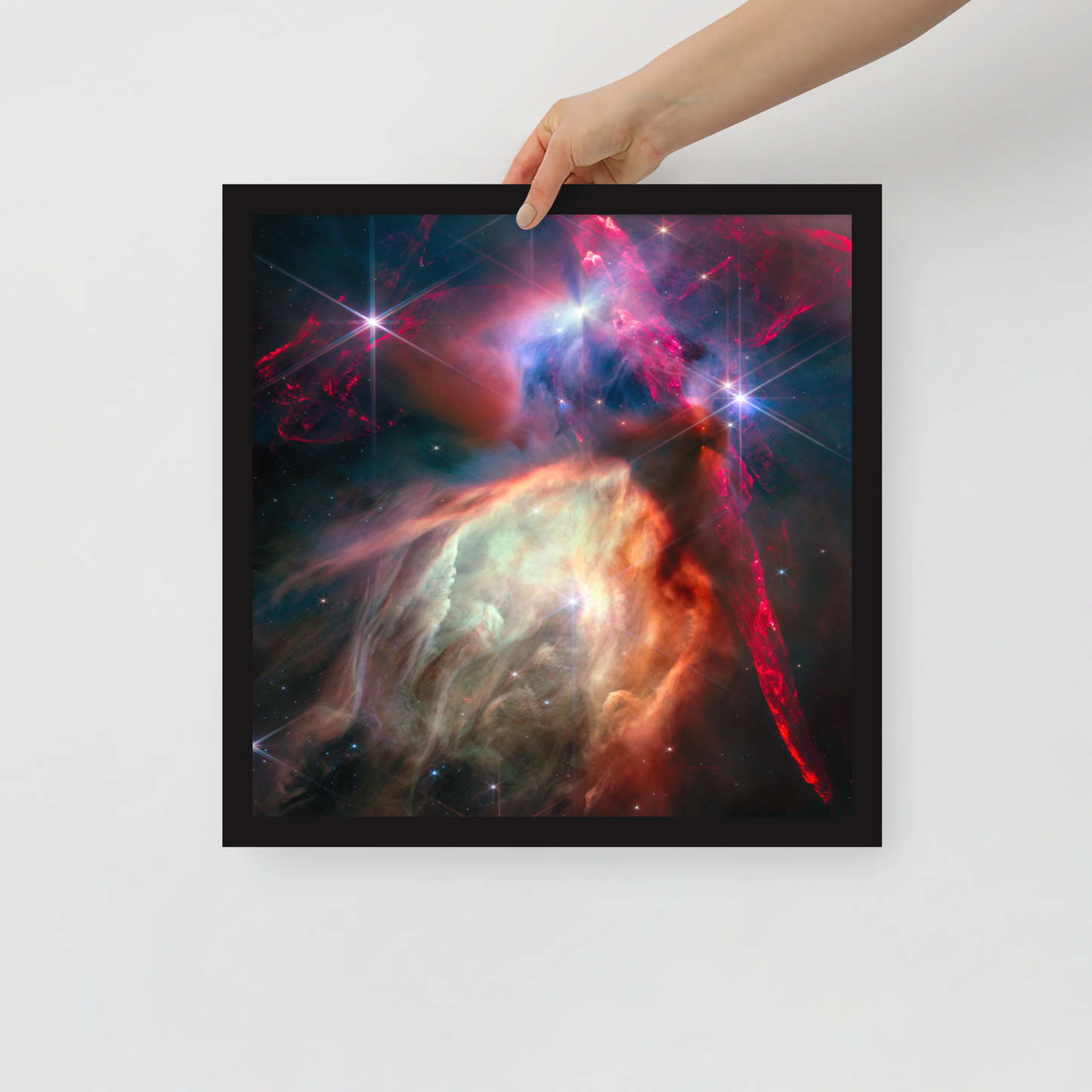 Rho Ophiuchi Astrophotography Masterpiece: Premium Poster Print Framed