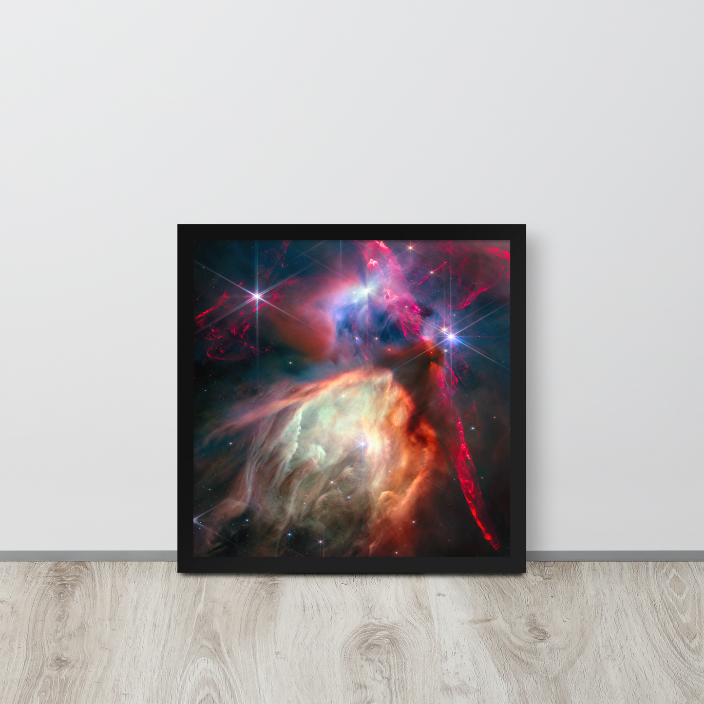Rho Ophiuchi Astrophotography Masterpiece: Premium Poster Print Framed