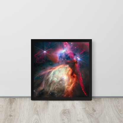 Rho Ophiuchi Astrophotography Masterpiece: Premium Poster Print Framed