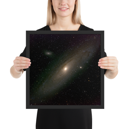 Andromeda Galaxy Unveiled: Your Cosmic Window in a Framed Print