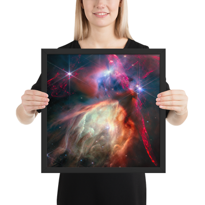 Rho Ophiuchi Astrophotography Masterpiece: Premium Poster Print Framed