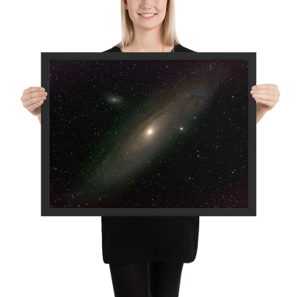 Andromeda Galaxy Unveiled: Your Cosmic Window in a Framed Print