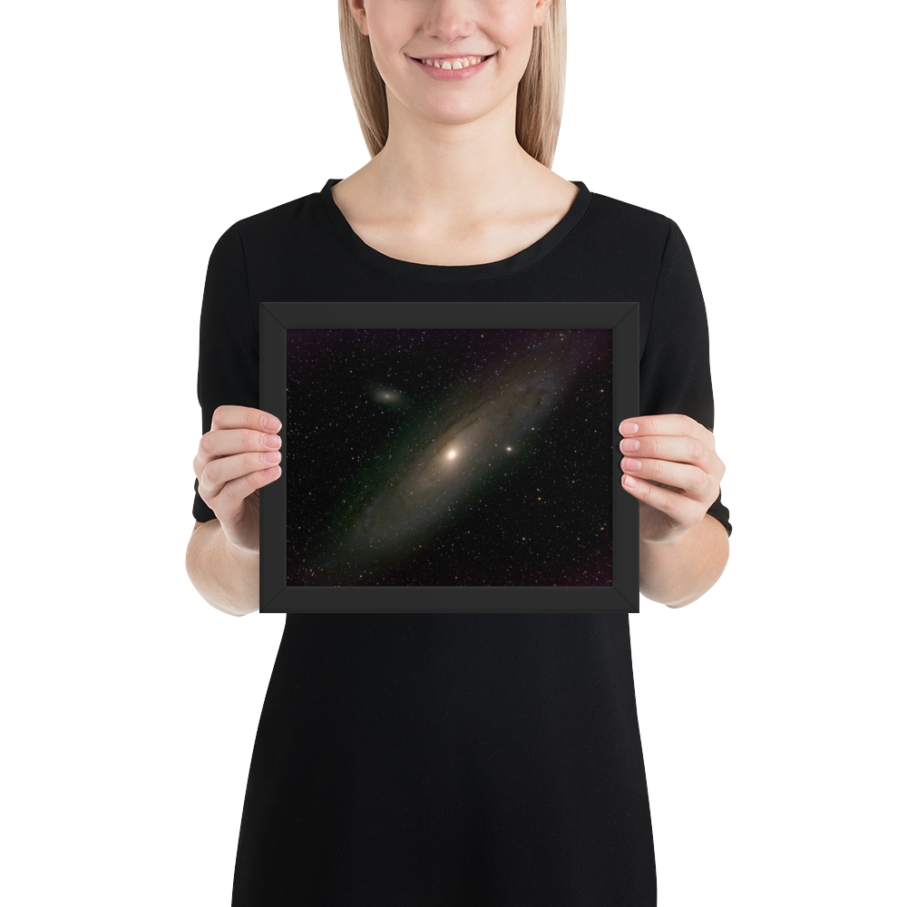 Andromeda Galaxy Unveiled: Your Cosmic Window in a Framed Print