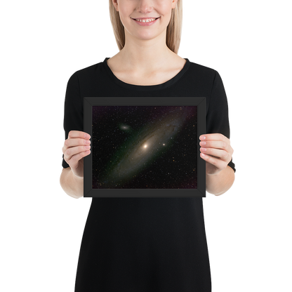 Andromeda Galaxy Unveiled: Your Cosmic Window in a Framed Print