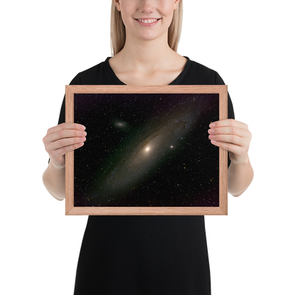 Andromeda Galaxy Unveiled: Your Cosmic Window in a Framed Print