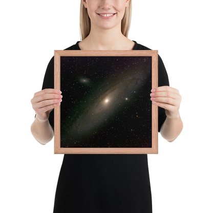 Andromeda Galaxy Unveiled: Your Cosmic Window in a Framed Print