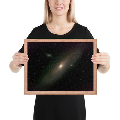 Andromeda Galaxy Unveiled: Your Cosmic Window in a Framed Print