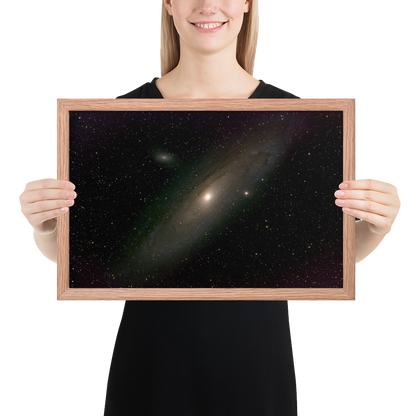 Andromeda Galaxy Unveiled: Your Cosmic Window in a Framed Print