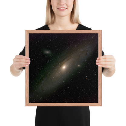 Andromeda Galaxy Unveiled: Your Cosmic Window in a Framed Print