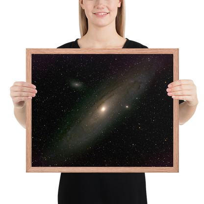 Andromeda Galaxy Unveiled: Your Cosmic Window in a Framed Print