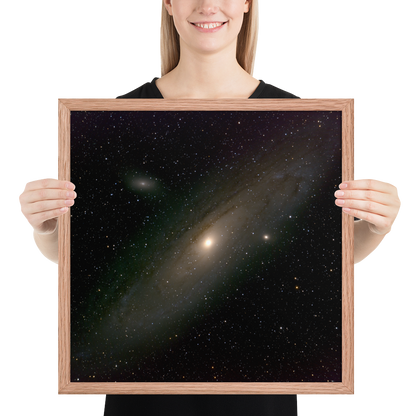 Andromeda Galaxy Unveiled: Your Cosmic Window in a Framed Print