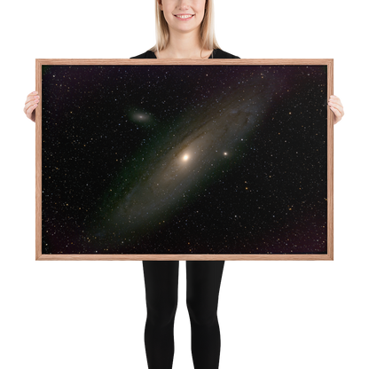 Andromeda Galaxy Unveiled: Your Cosmic Window in a Framed Print
