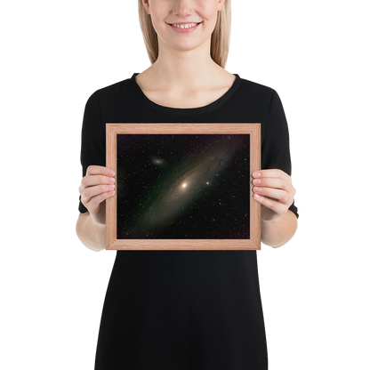 Andromeda Galaxy Unveiled: Your Cosmic Window in a Framed Print