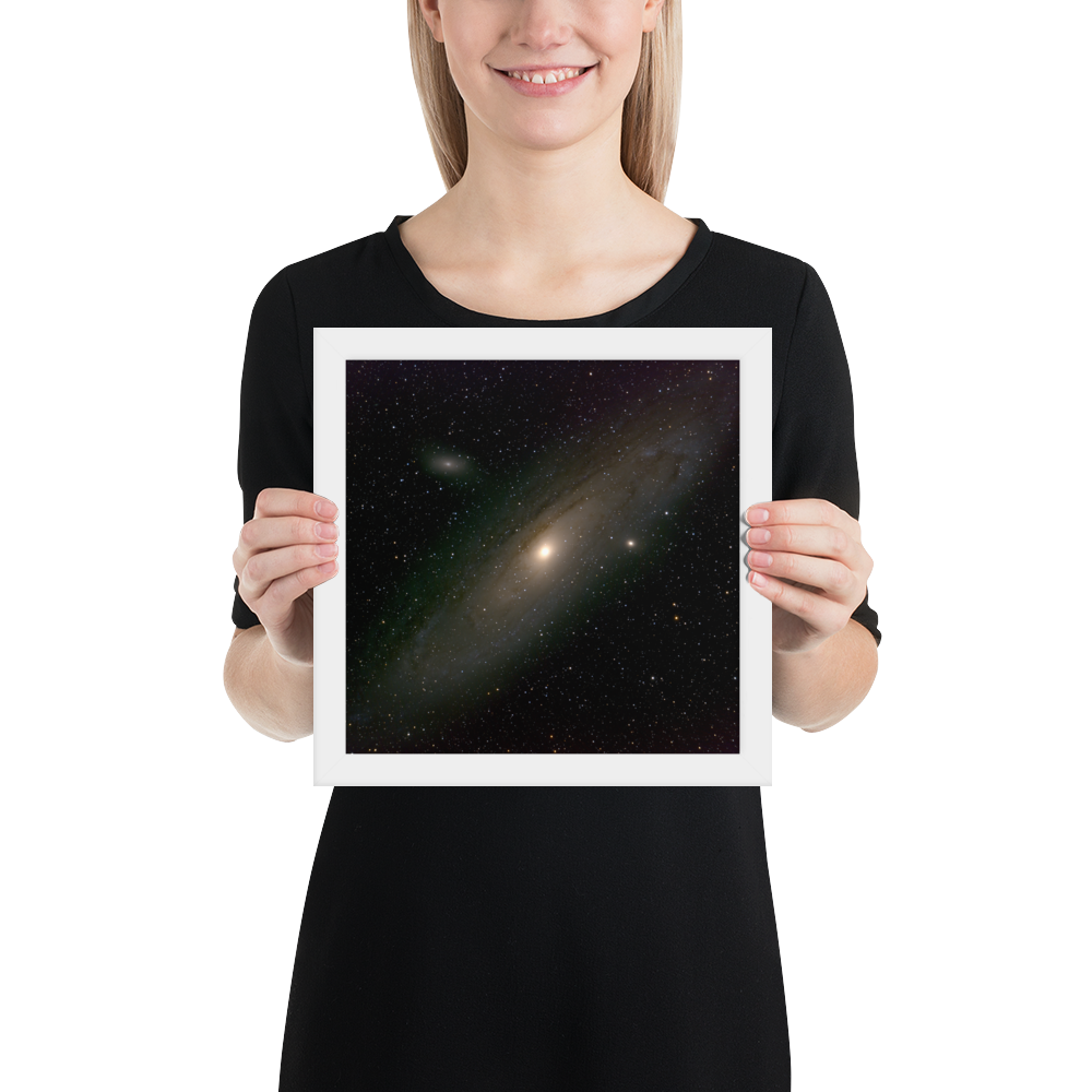 Andromeda Galaxy Unveiled: Your Cosmic Window in a Framed Print