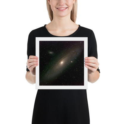 Andromeda Galaxy Unveiled: Your Cosmic Window in a Framed Print