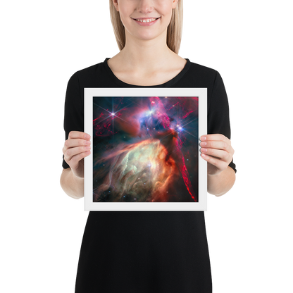 Rho Ophiuchi Astrophotography Masterpiece: Premium Poster Print Framed