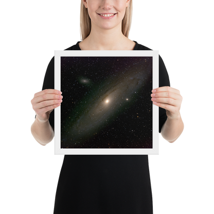 Andromeda Galaxy Unveiled: Your Cosmic Window in a Framed Print