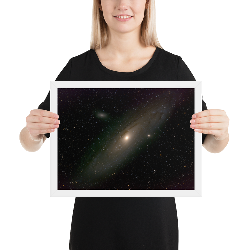 Andromeda Galaxy Unveiled: Your Cosmic Window in a Framed Print