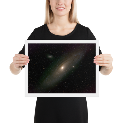 Andromeda Galaxy Unveiled: Your Cosmic Window in a Framed Print