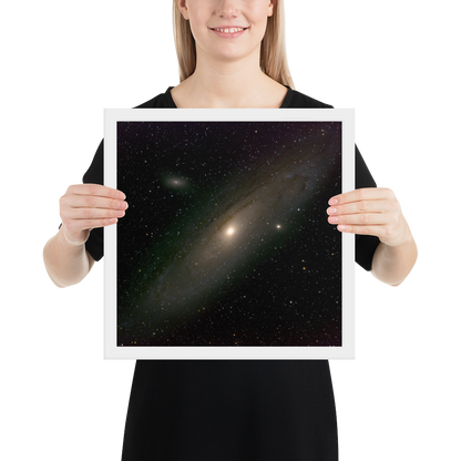 Andromeda Galaxy Unveiled: Your Cosmic Window in a Framed Print