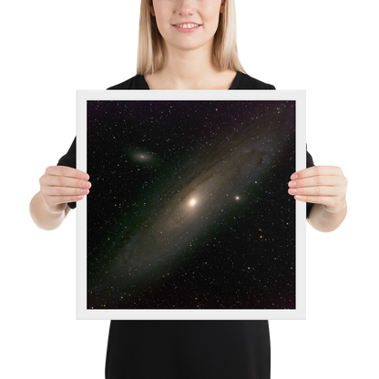 Andromeda Galaxy Unveiled: Your Cosmic Window in a Framed Print