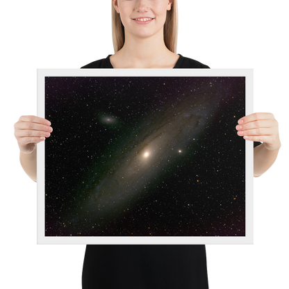 Andromeda Galaxy Unveiled: Your Cosmic Window in a Framed Print