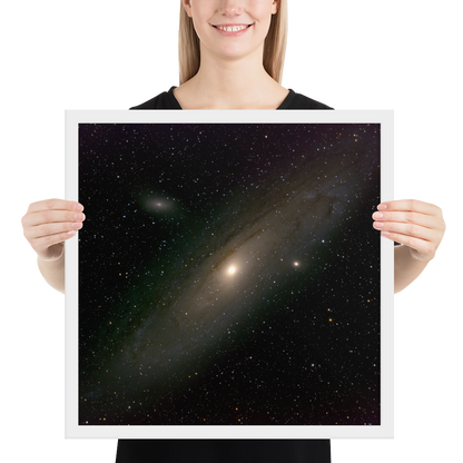 Andromeda Galaxy Unveiled: Your Cosmic Window in a Framed Print