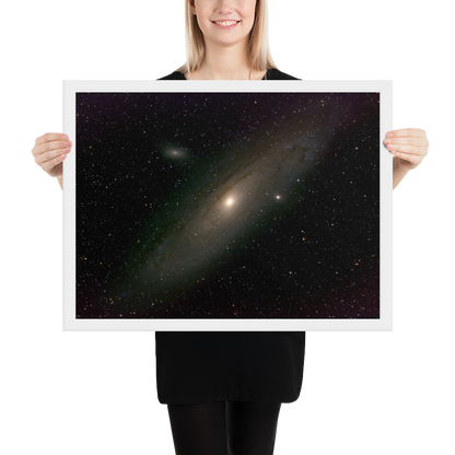 Andromeda Galaxy Unveiled: Your Cosmic Window in a Framed Print