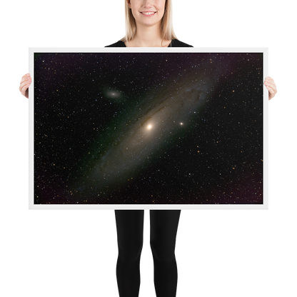 Andromeda Galaxy Unveiled: Your Cosmic Window in a Framed Print