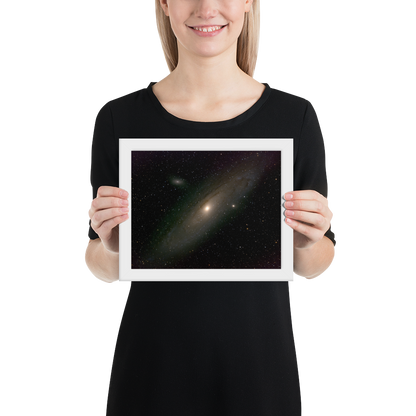 Andromeda Galaxy Unveiled: Your Cosmic Window in a Framed Print