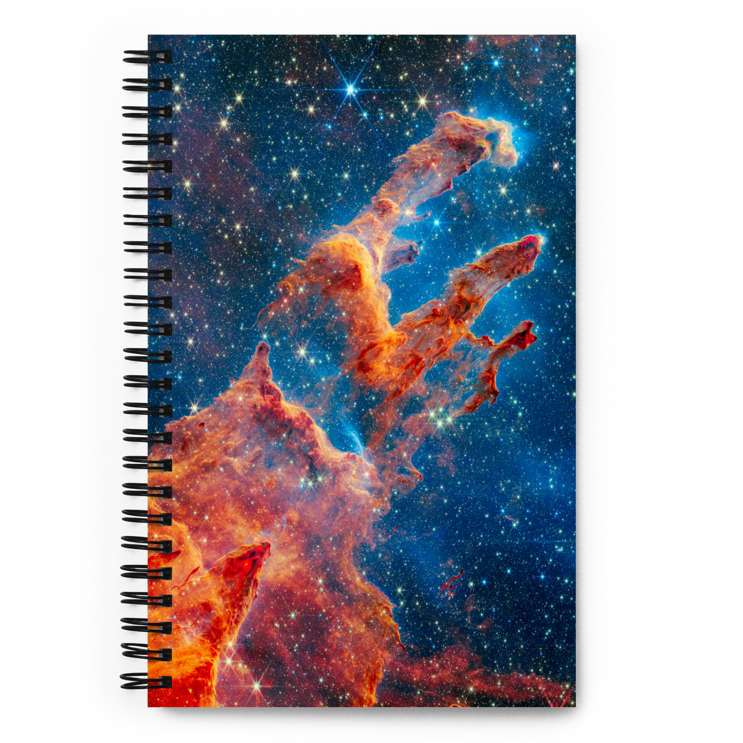 Galactic Harmony Spiral Notebook - Pillars of Creation Edition