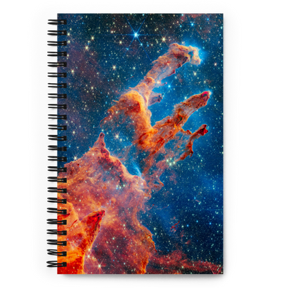 Galactic Harmony Spiral Notebook - Pillars of Creation Edition