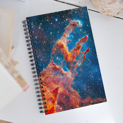 Galactic Harmony Spiral Notebook - Pillars of Creation Edition