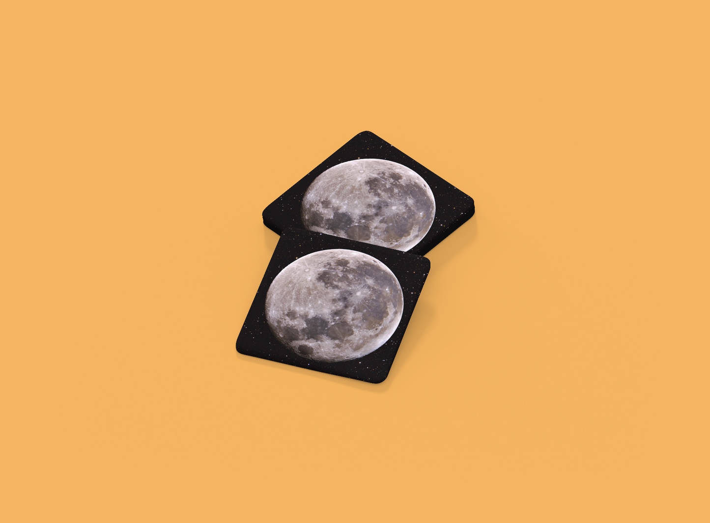 Celestial Cheers: Super Blue Moon Drink Coaster
