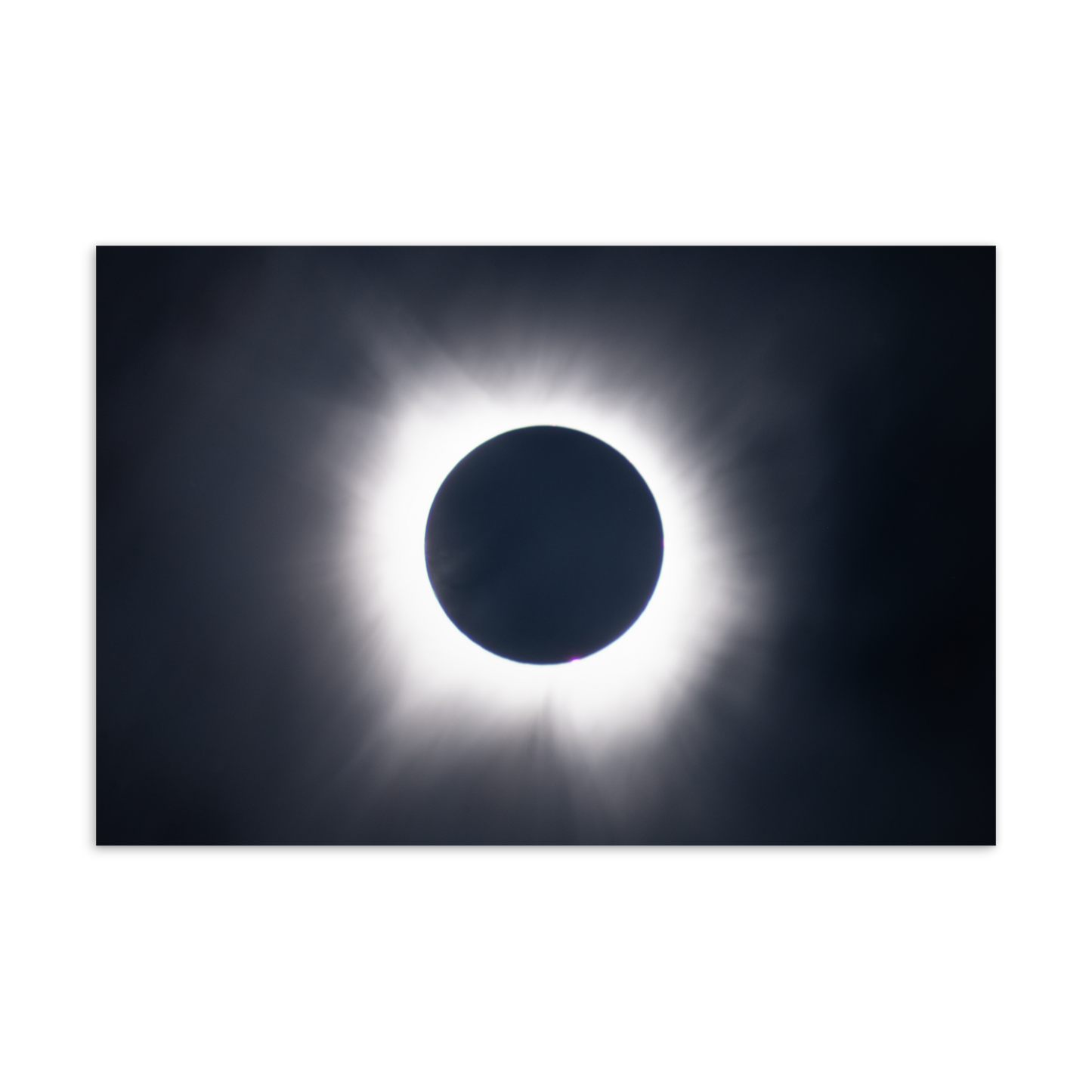 2024 Solar Eclipse Totality Postcard - Send Cosmic Greetings 🌞🌑