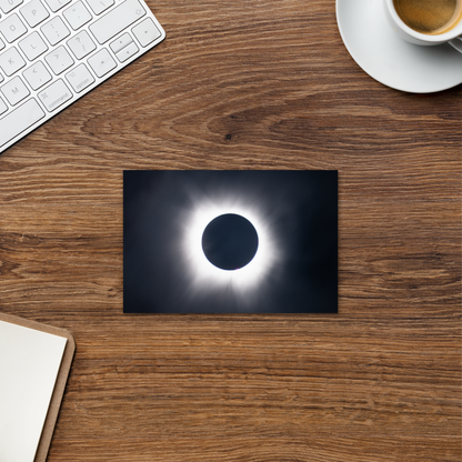 2024 Solar Eclipse Totality Postcard - Send Cosmic Greetings 🌞🌑