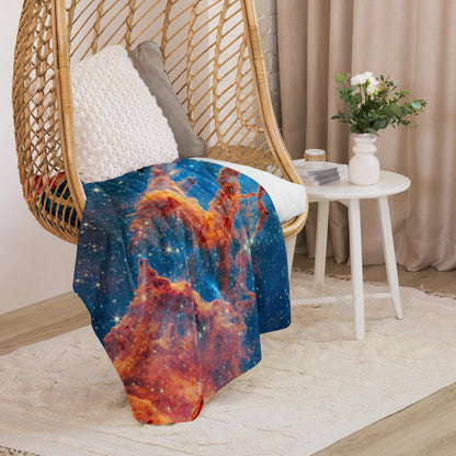 Galactic Blanket: James Webb Space Telescope Art: Pillars of Creation
